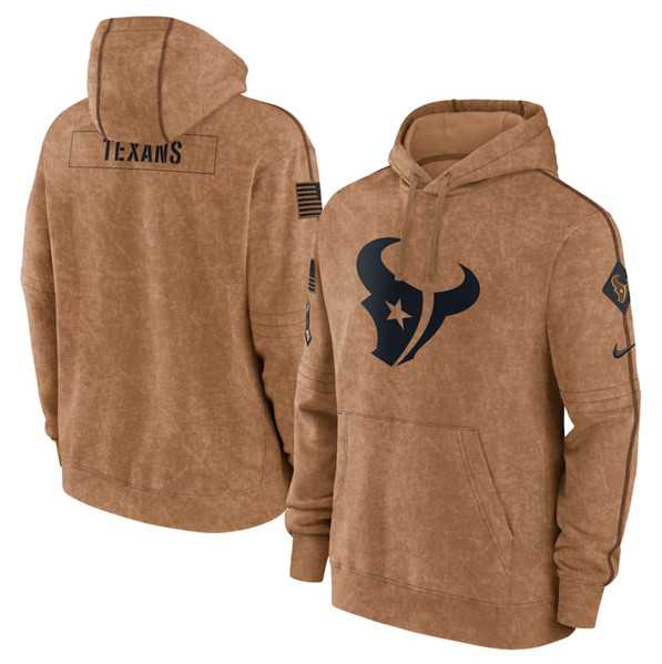 Men's Houston Texans 2023 Brown Salute to Service Pullover Hoodie,We sell and wholesale Men's Houston Texans 2023 Brown Salute to Service Pullover Hoodie on line form chian!